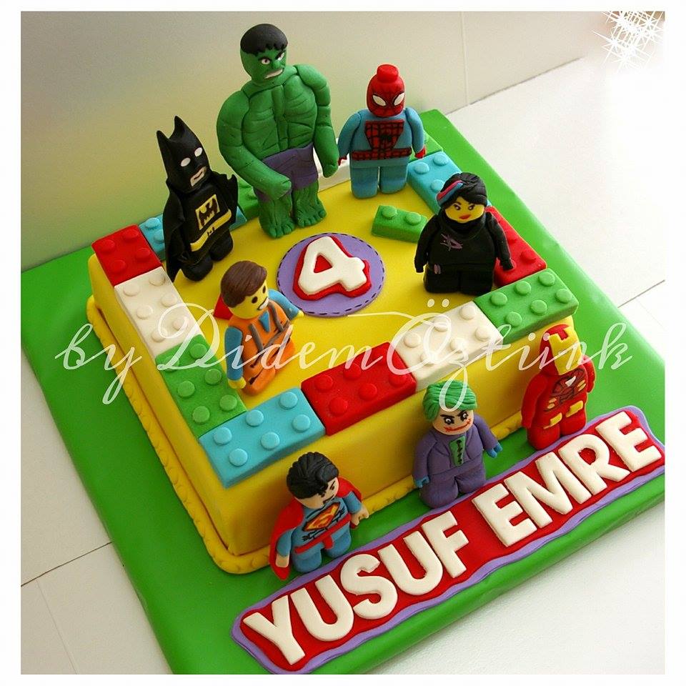 Butik Pasta Tasarım LEGO TEMALI PASTA TASARIMI
