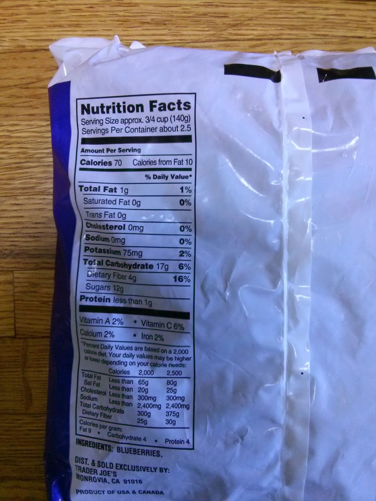 TJ's Yay or Nay Yay Frozen Blueberries