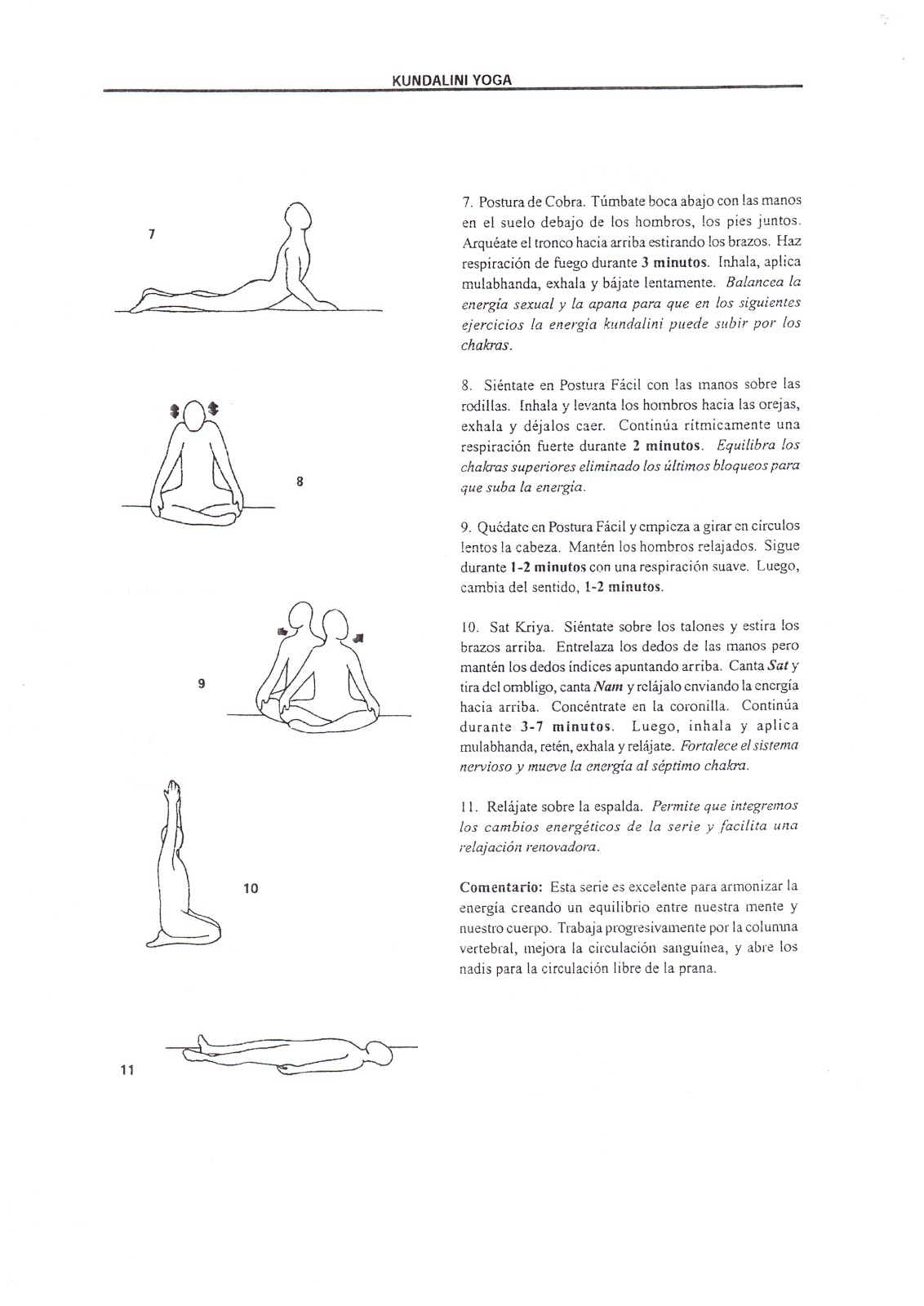 Kundalini Yoga en Terrassa CLASE VII. Séptimo Chakra