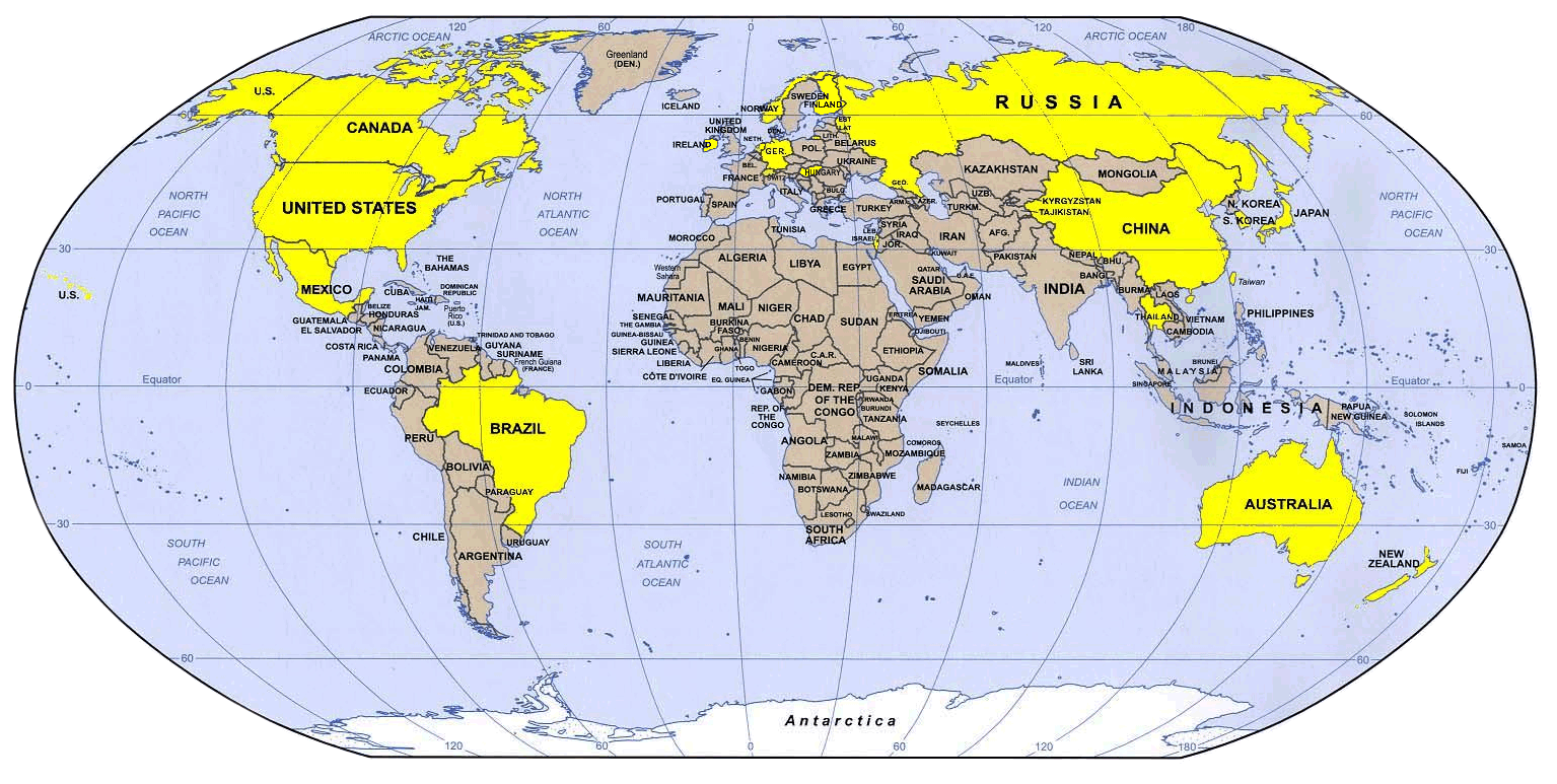 Welt Karte Bilder Ergänzen