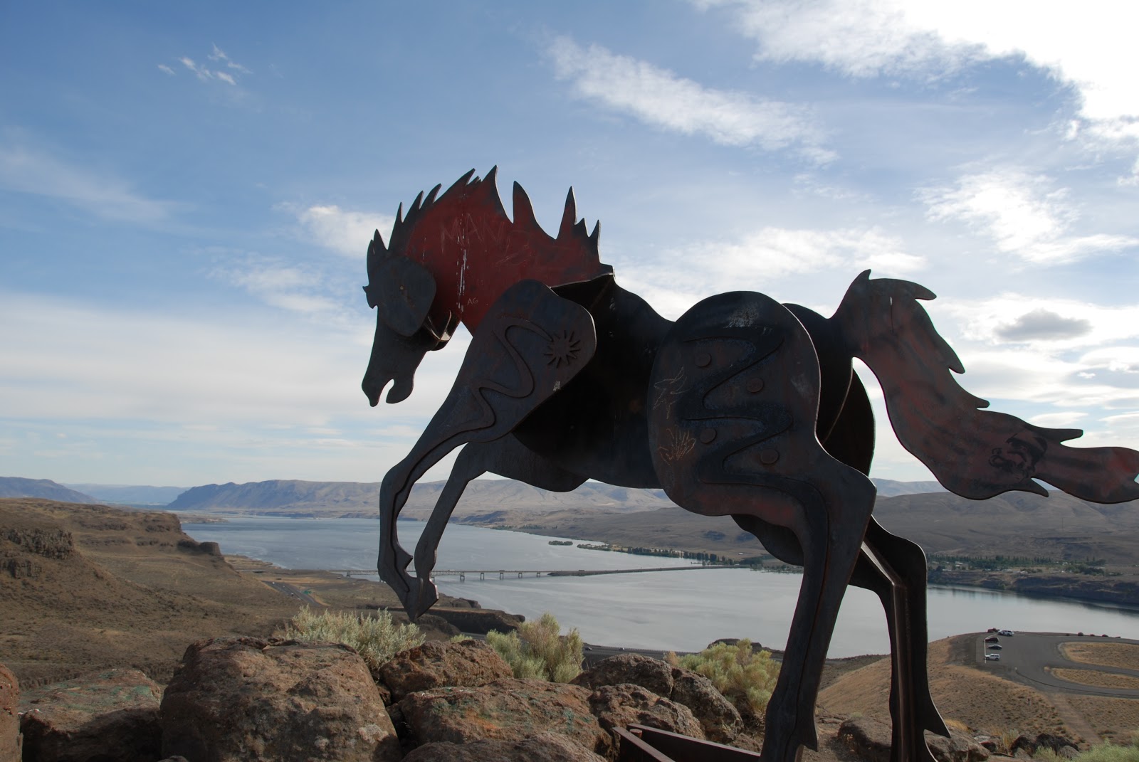 The Hoof Specialist Wild Horses Sculpture in Vantage