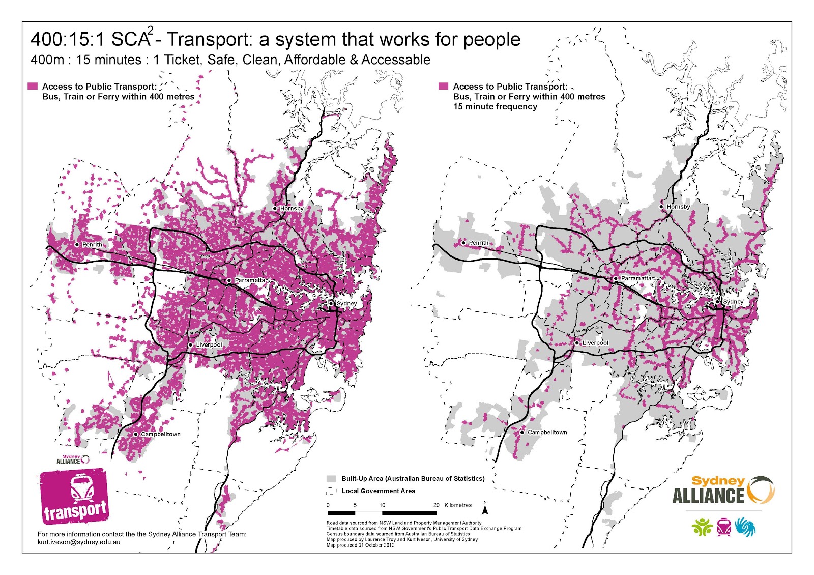Sydney Public Transport Map Cities And Citizenship: Mapping Public Transport Accessibility In Sydney