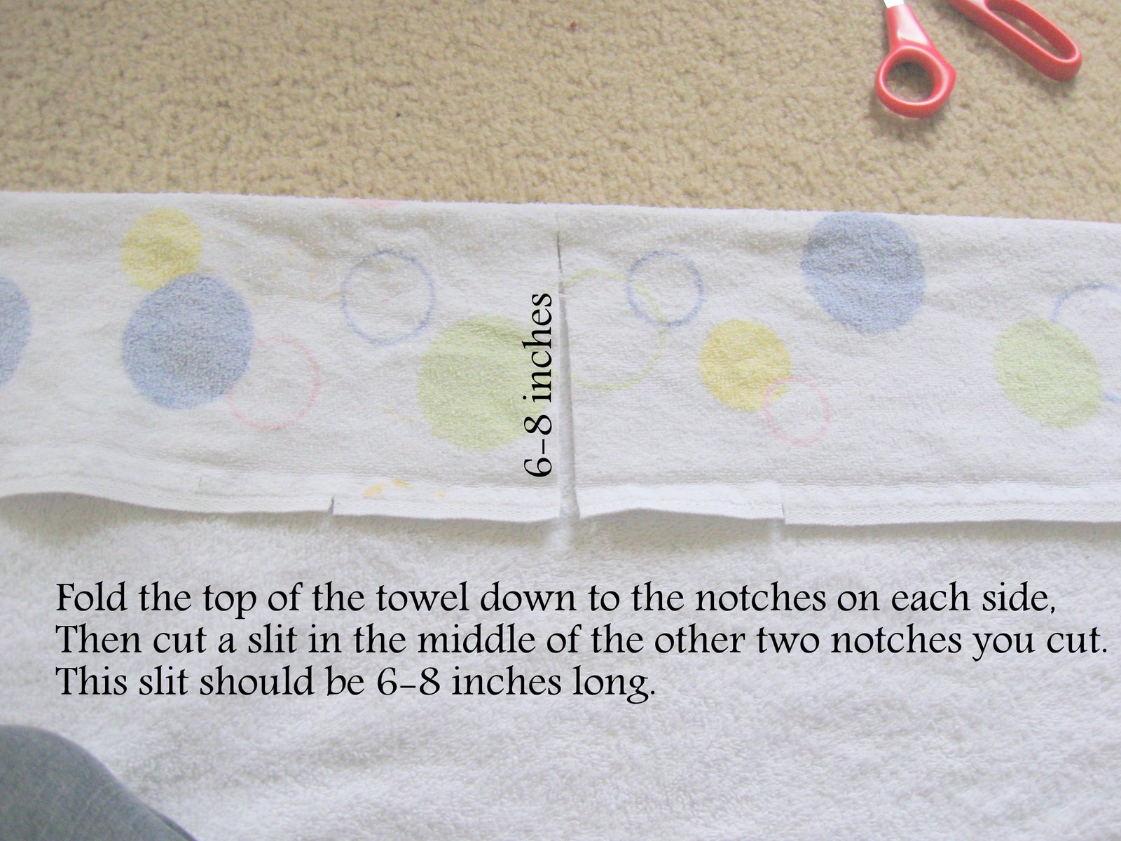 Murrayed Life Make a Toddler Robe from a Single Bath Towel