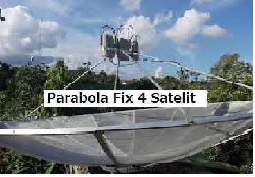 Parabola Fix 4 satelit