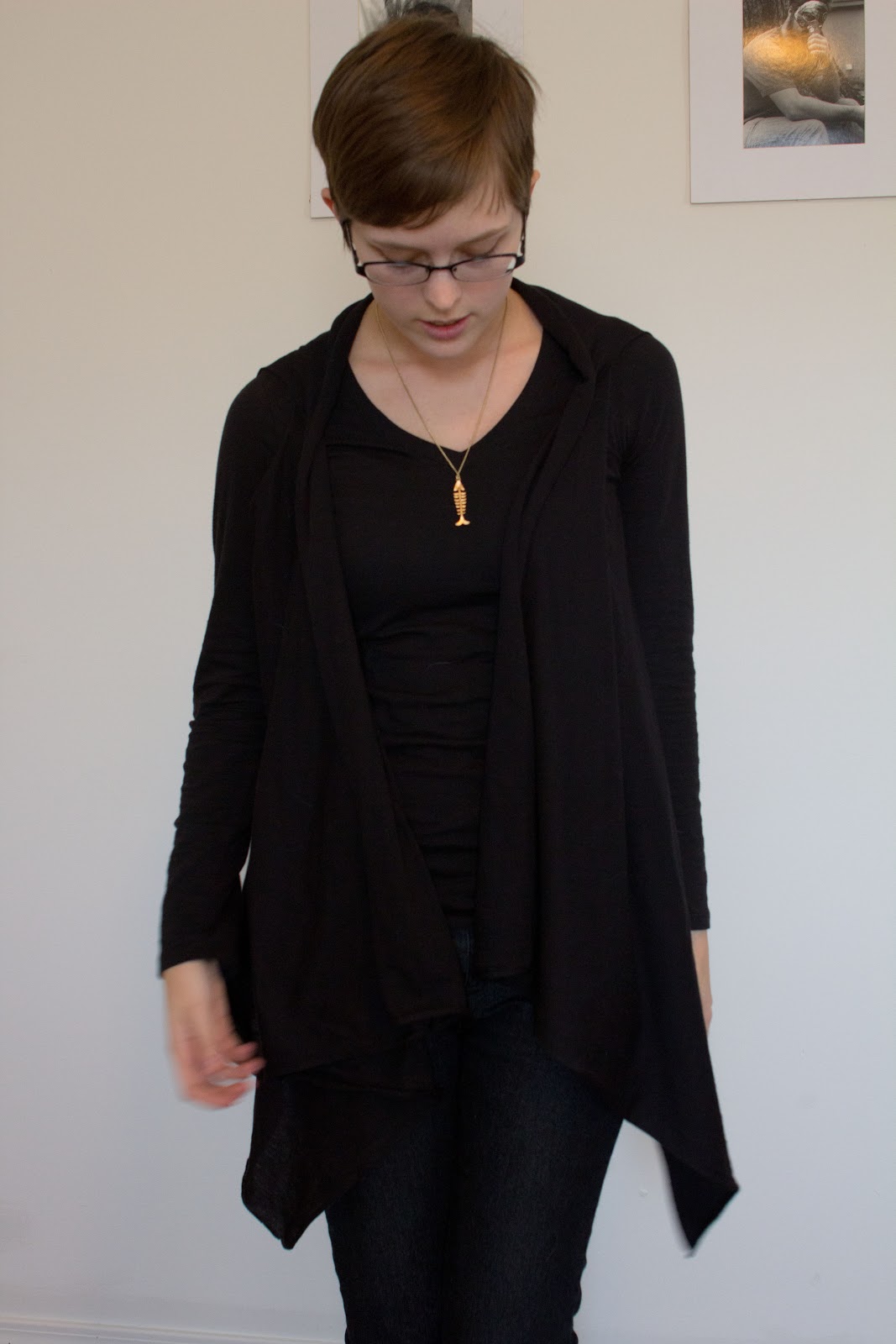 The Fine Feline DIY Draped Vest