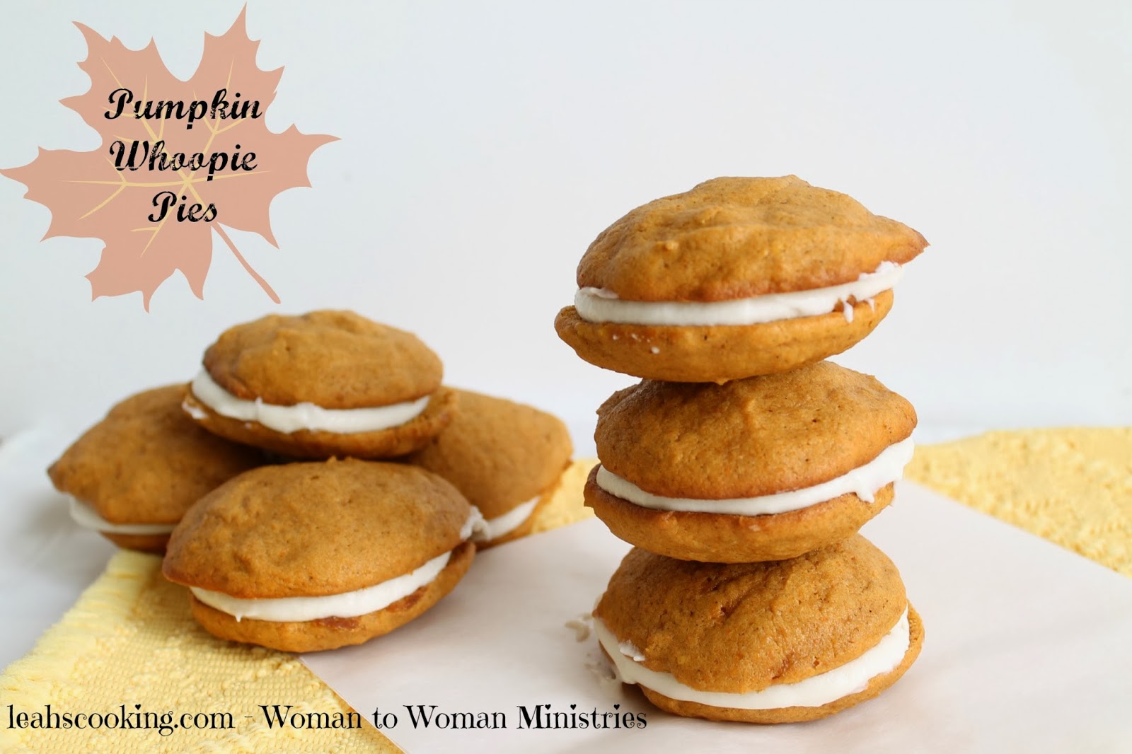Woman to Woman Pumpkin Whoopie Pies