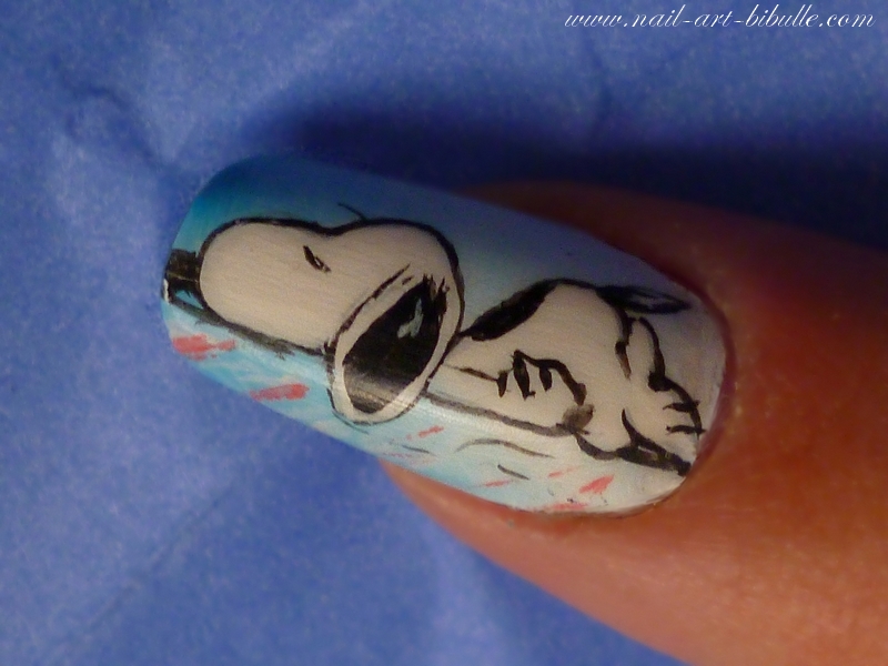 Nail Art Snoopy - Toutes les photos + le tuto vidéo!