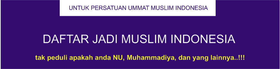 PENDAFTARAN JADI MUSLIM INDONESIA