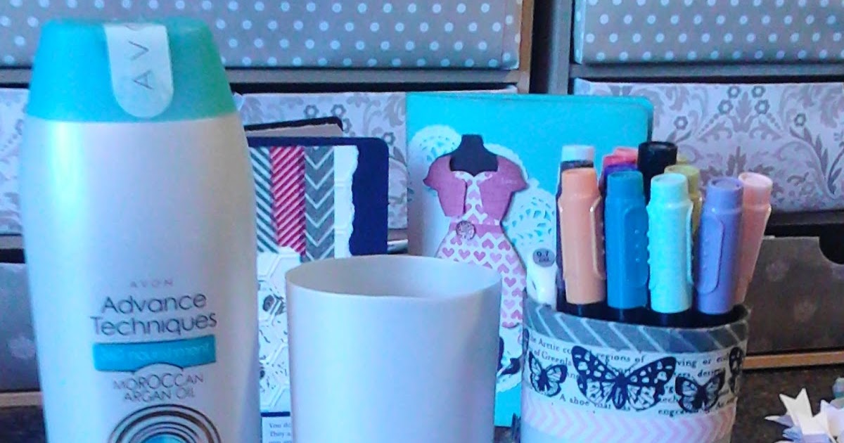 The JorjaRose Files Recycling 101 {AVON} Shampoo/Conditioner Bottles