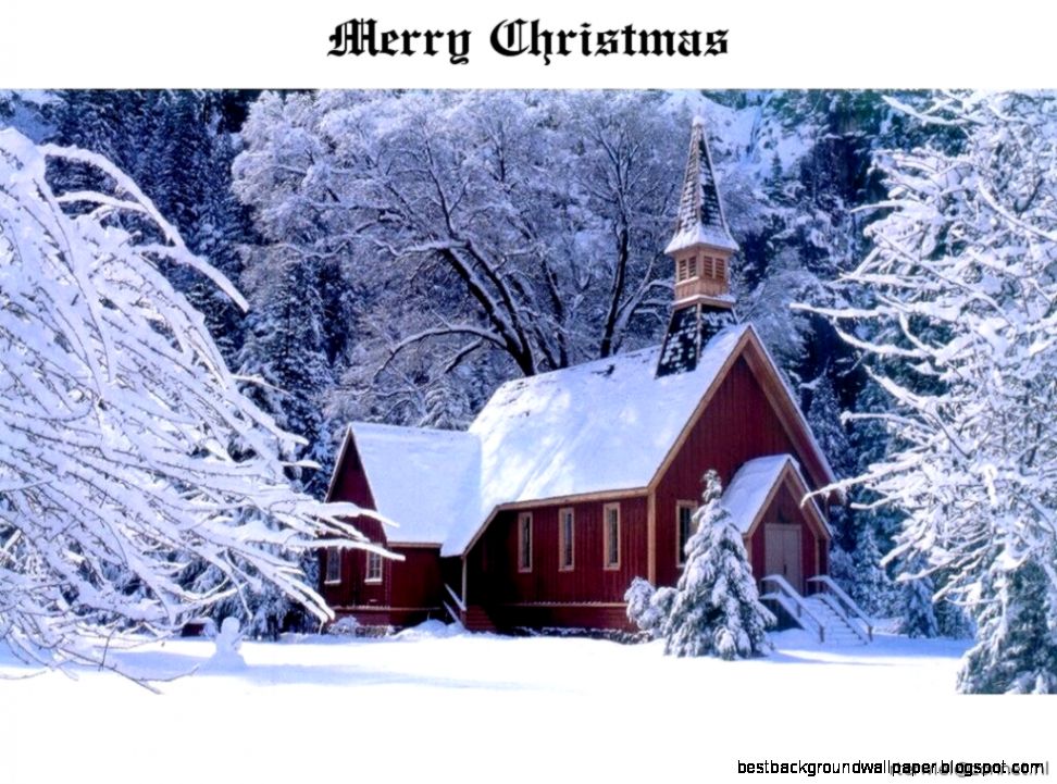 Snow Covered Landscape Christmas Snow Covered Landscape Christmas