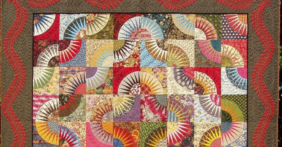 Oroville PieceMakers Quilt Guild 2014 OPQG Opportunity Quilt "Beauty