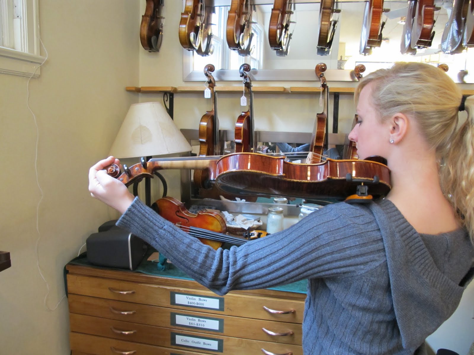 The Violin Shop 7/8 Size Violins and Cellos. The Right Size?