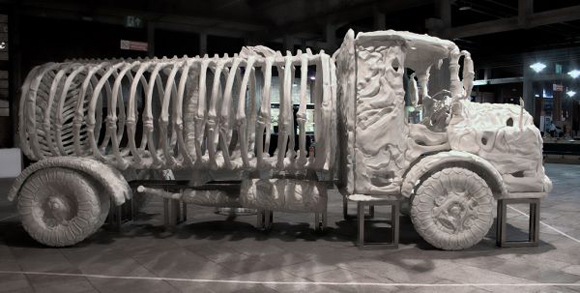 Bone Art Car by Jitish Kalla