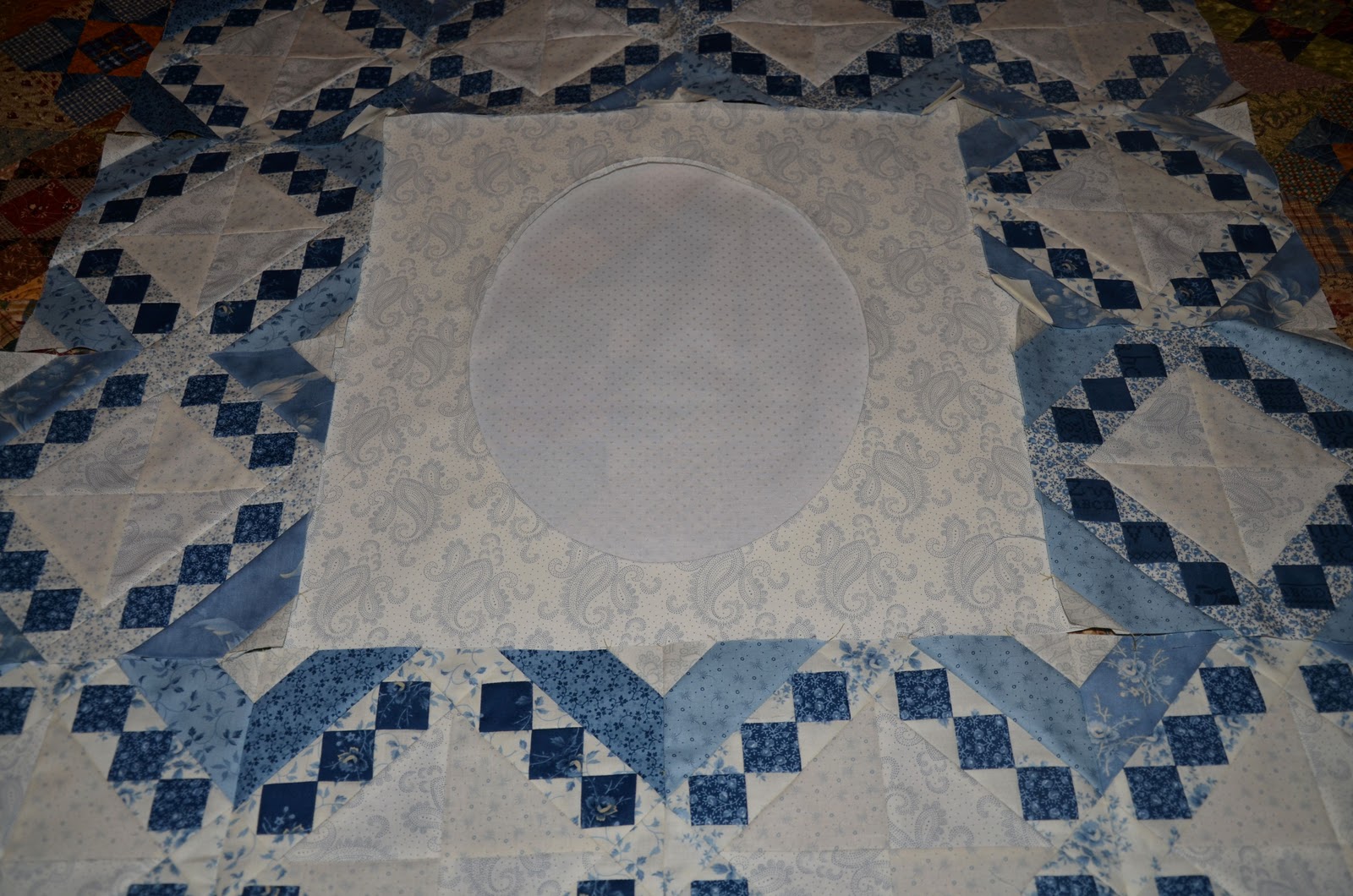 Sew'n Wild Oaks Quilting Blog Winterset from Blueberry Crumb Cake Fabric