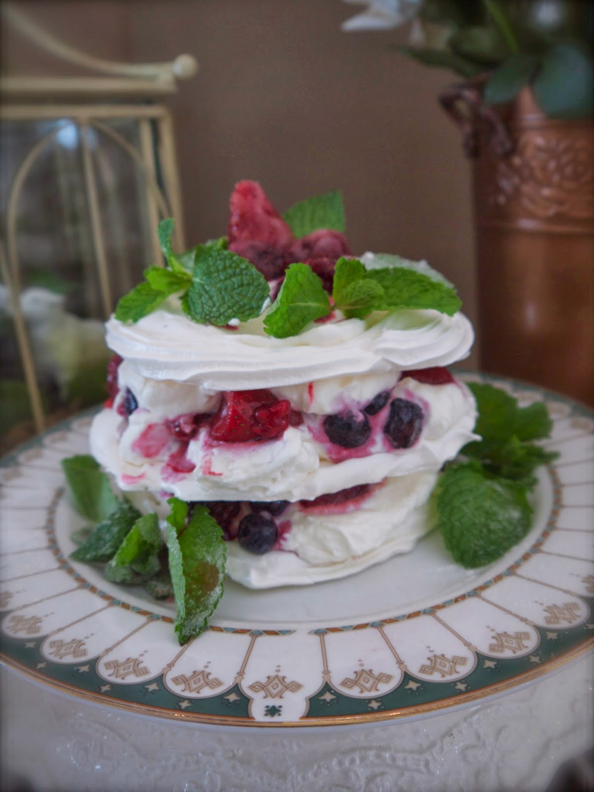 PennyWise Living A Taste of Ireland Berry and Baileys Pavlova