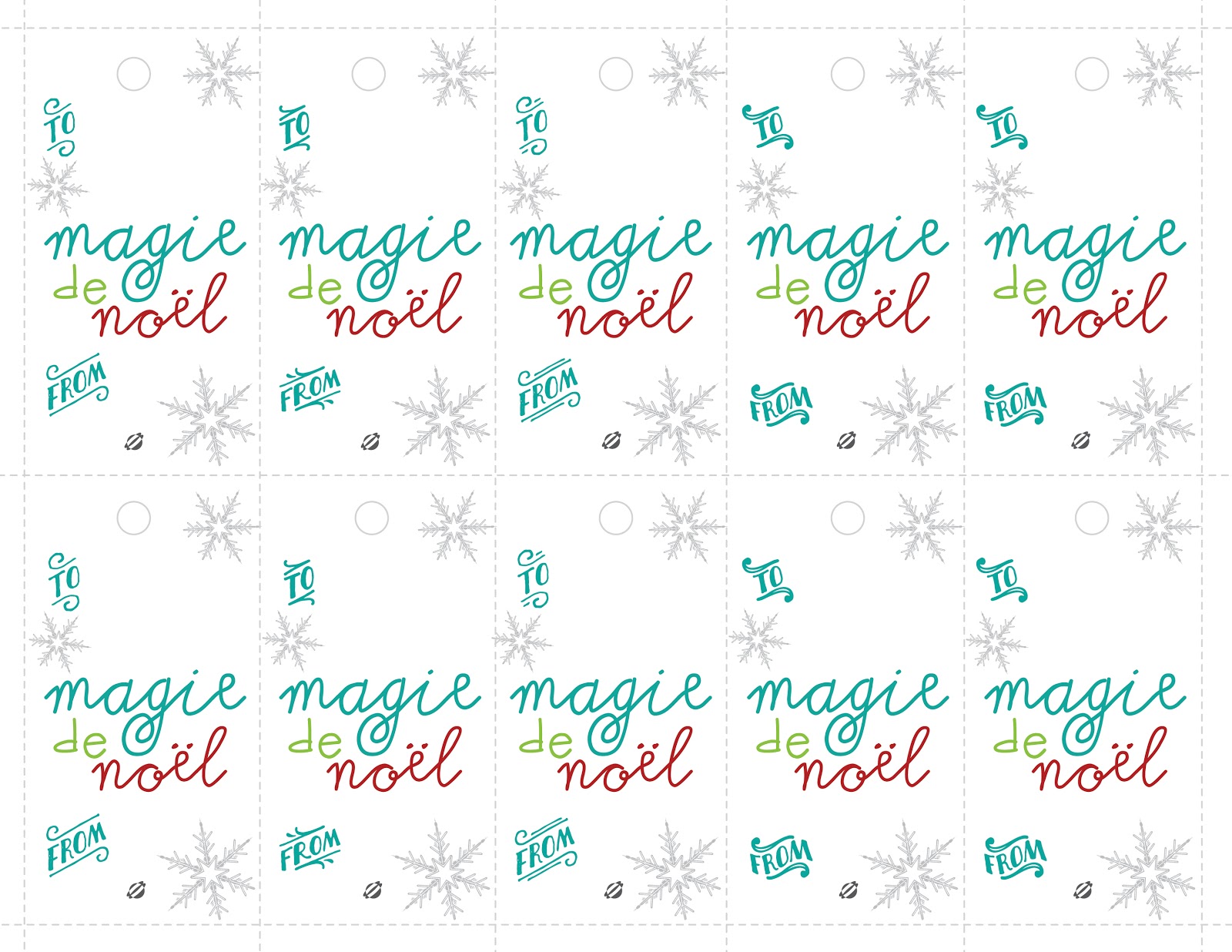 Christmas tags with printable sentiments LostBumblebee: 12 Days of Christmas -Tags :)