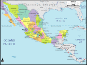 DIBUJOS DEL MAPA DE MEXICO mapa politico de mexico