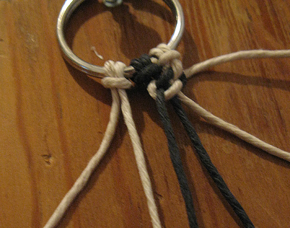 The Daily Lampworker Hemp Bracelet and other Hemp Knots