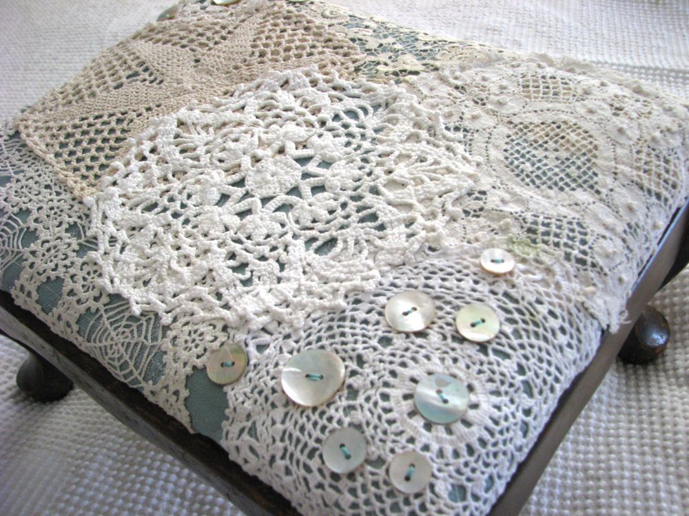 Repurpose Doily redo's the ReFab Diaries