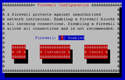 system-config-firewall-tui