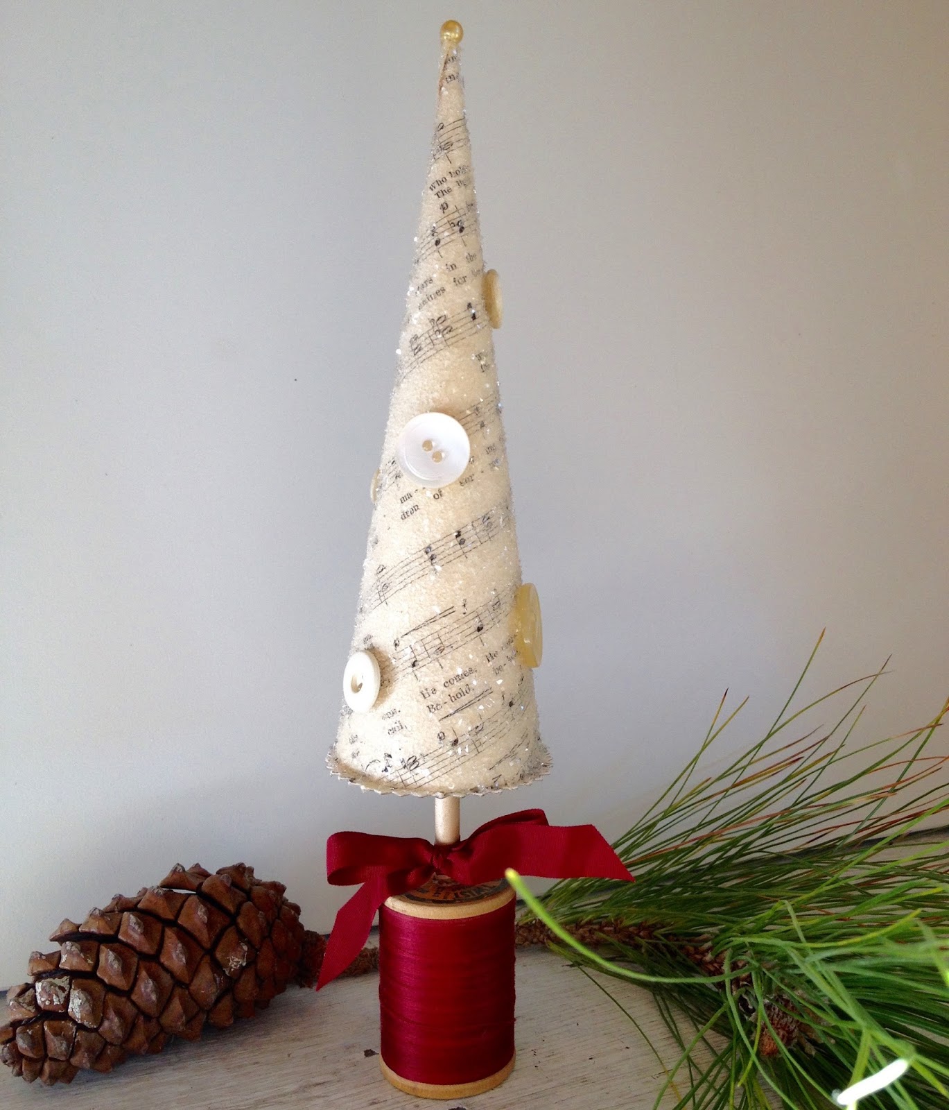 Just A Darling Life Product Profile Vintage Music Paper Christmas Trees
