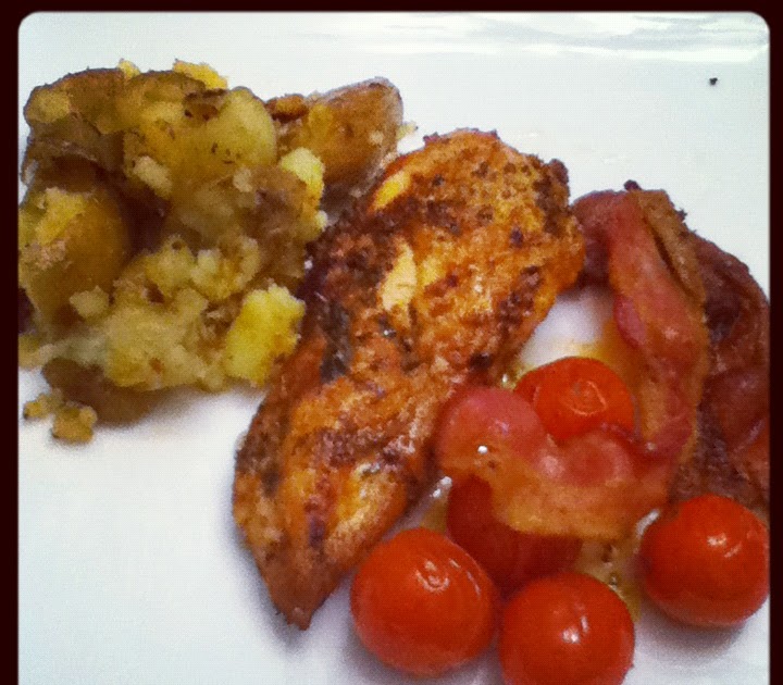 Kathy's Kitchen Jamie Oliver's Tray Baked Chicken with Squashed Potatoes