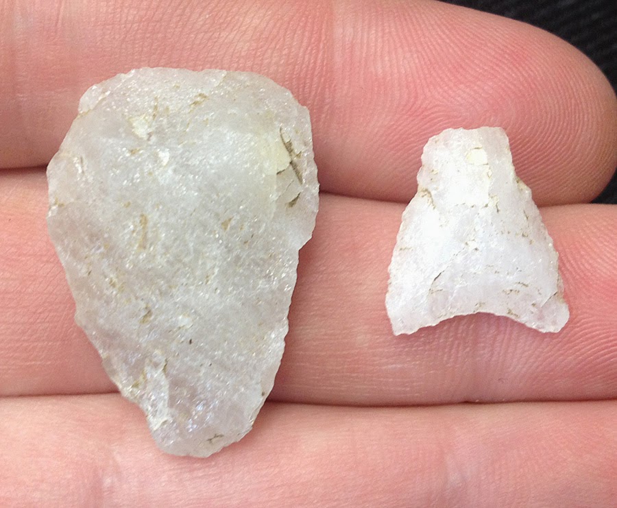 Rock Piles Broken quartz rules everything around me