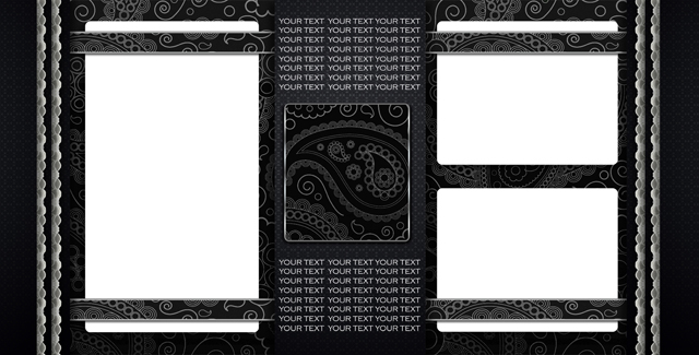 Стиле black and white шаблон №45 Стиле black and white шаблон №45