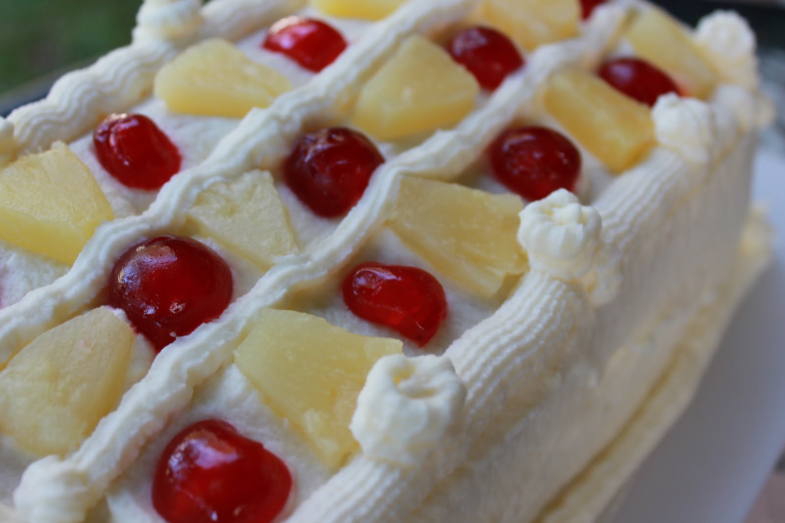 MY YUMMY KITCHEN PINEAPPLE AND VANILLA COOL CAKE (INDIAN COOL PASTRY)