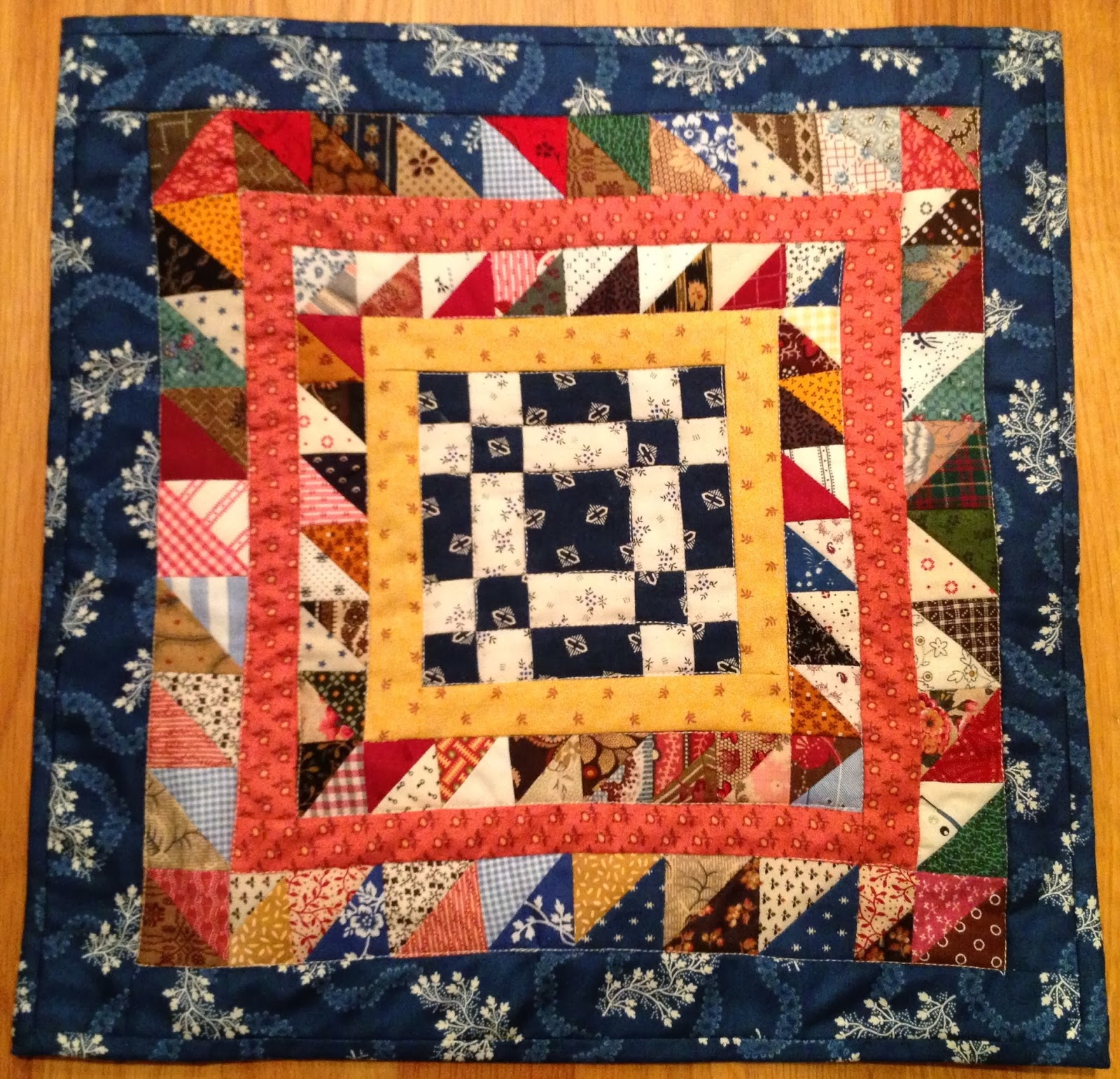 Small Quilts and Doll Quilts "Faithful" Doll Quilt