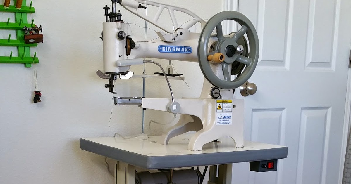 SmileDog Stitches A Shoe Patch Machine