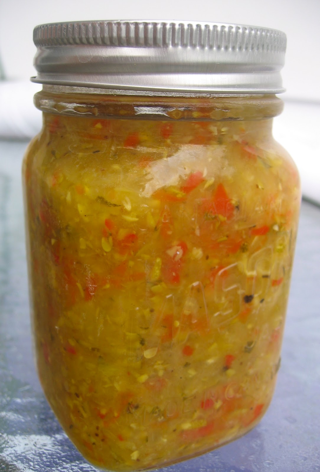 Zucchini Pepper Relish