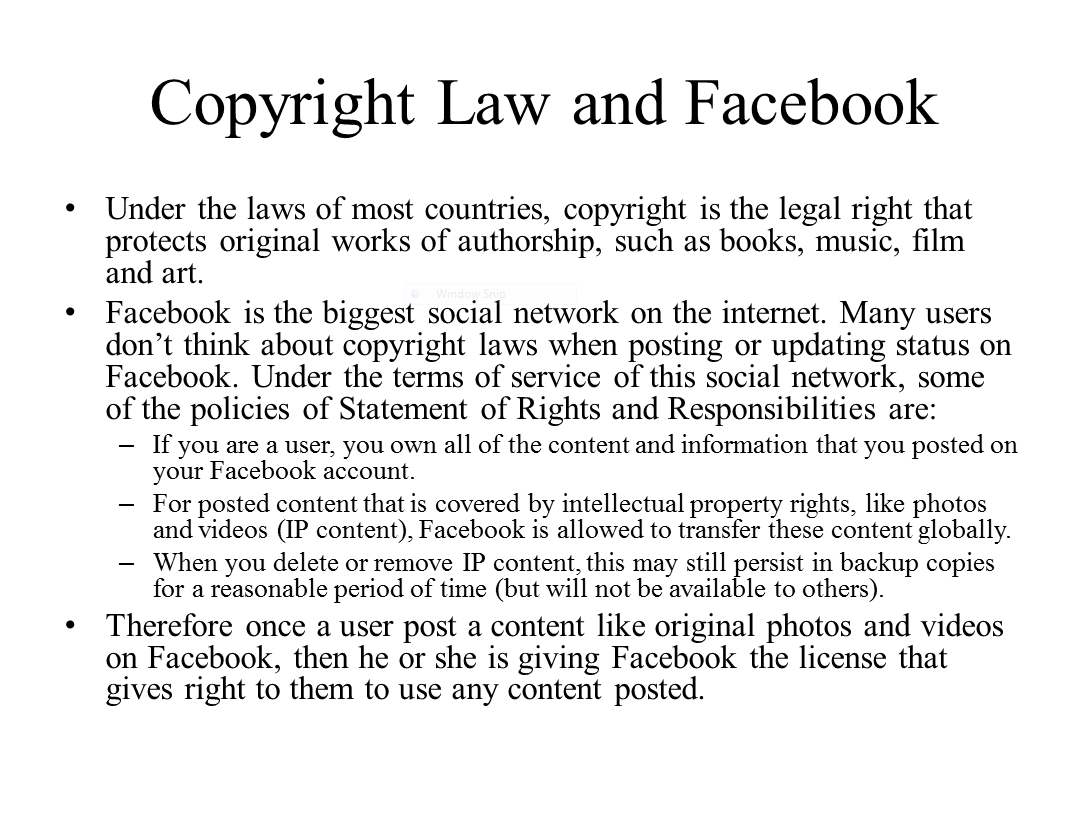 AS Applied ICT Copyright and Social Media