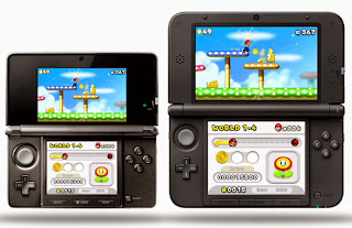 Nintendo 3DS and 3DSxl left: 3DS right: 3DSxl