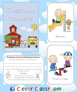 Image of Classroom Manners Posters 