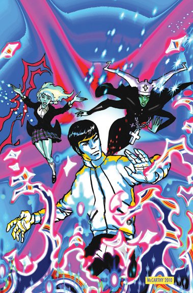 Brendan McCarthy's variant cover for DC's XOMBI #1.