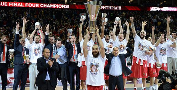 Hoopistani Olympiacos win Euroleague Basketball Championship for 2nd