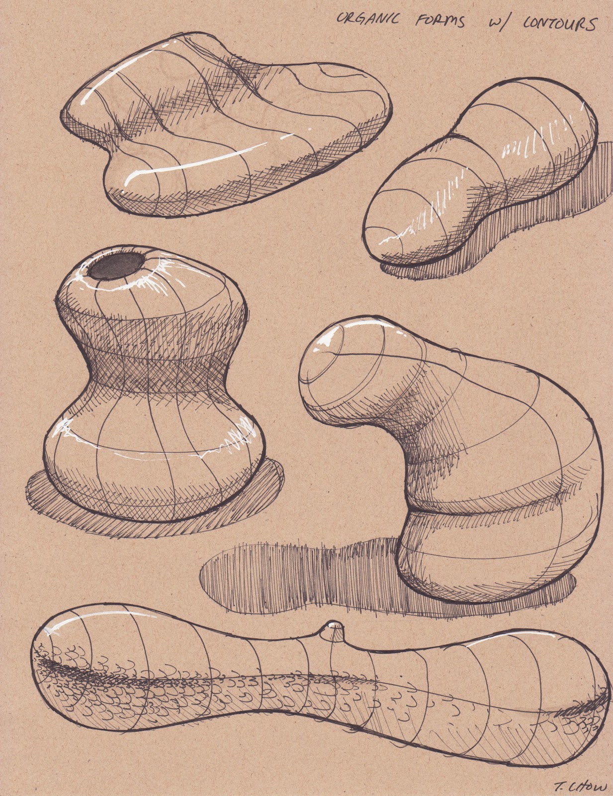 organic shapes. organic shapes.