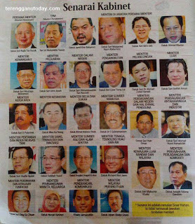 barisan kabinet malaysia 2013