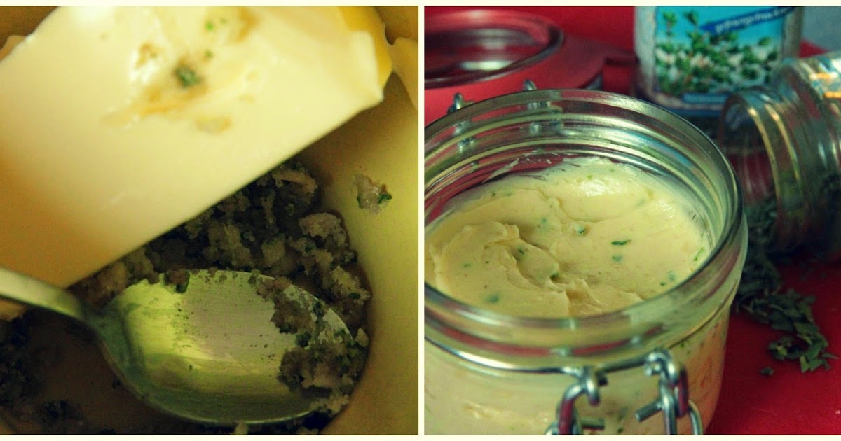 Faca você mesma sua manteiga de ervas