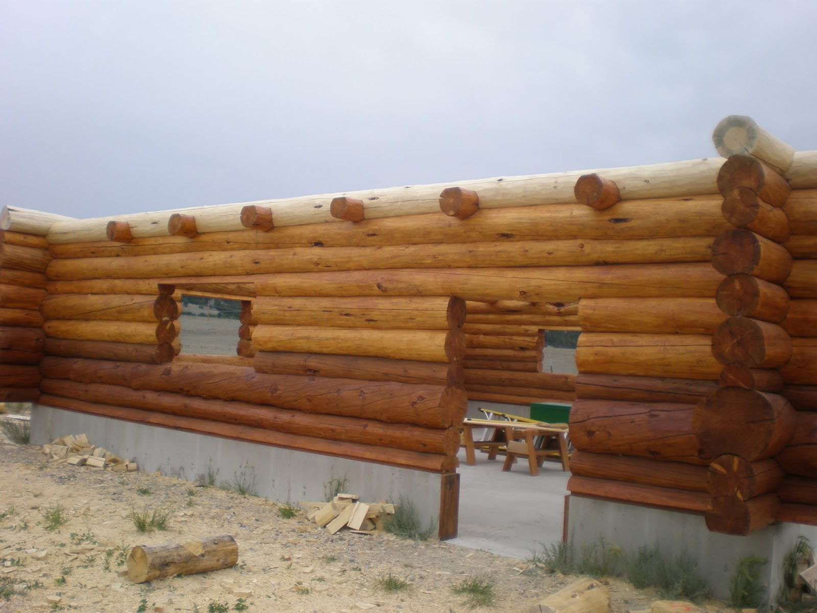 Anderson Log Cabin Fever Log Home Building 2013