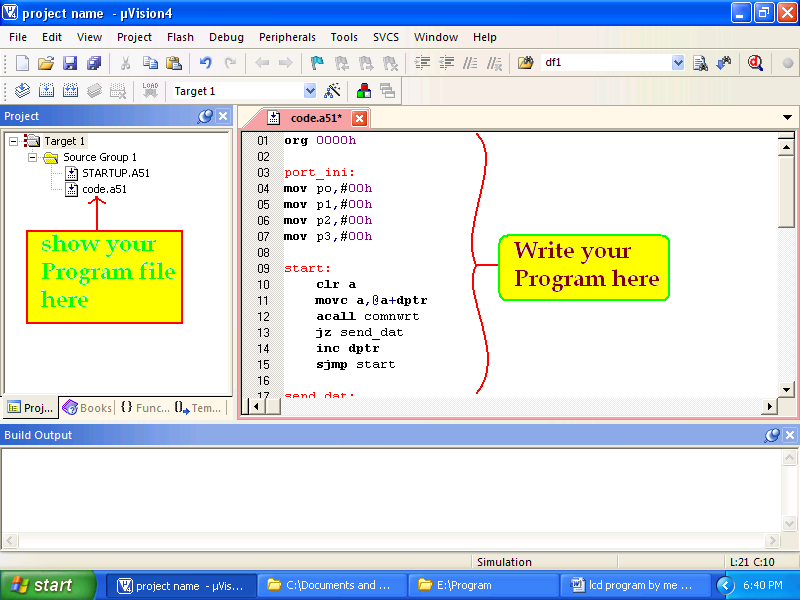8051 microcontroller How to Use Keil uvision Software for Programming