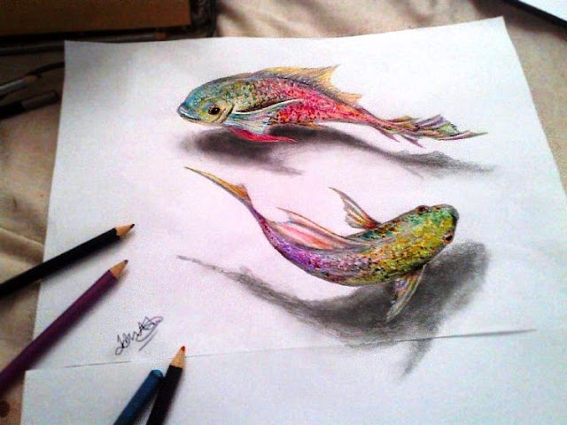 3D Animal drawing between the lines ~ easy arts and crafts ideas
