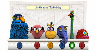 Googel Doodle Muppet Commemorating 75 Years Jim Henson