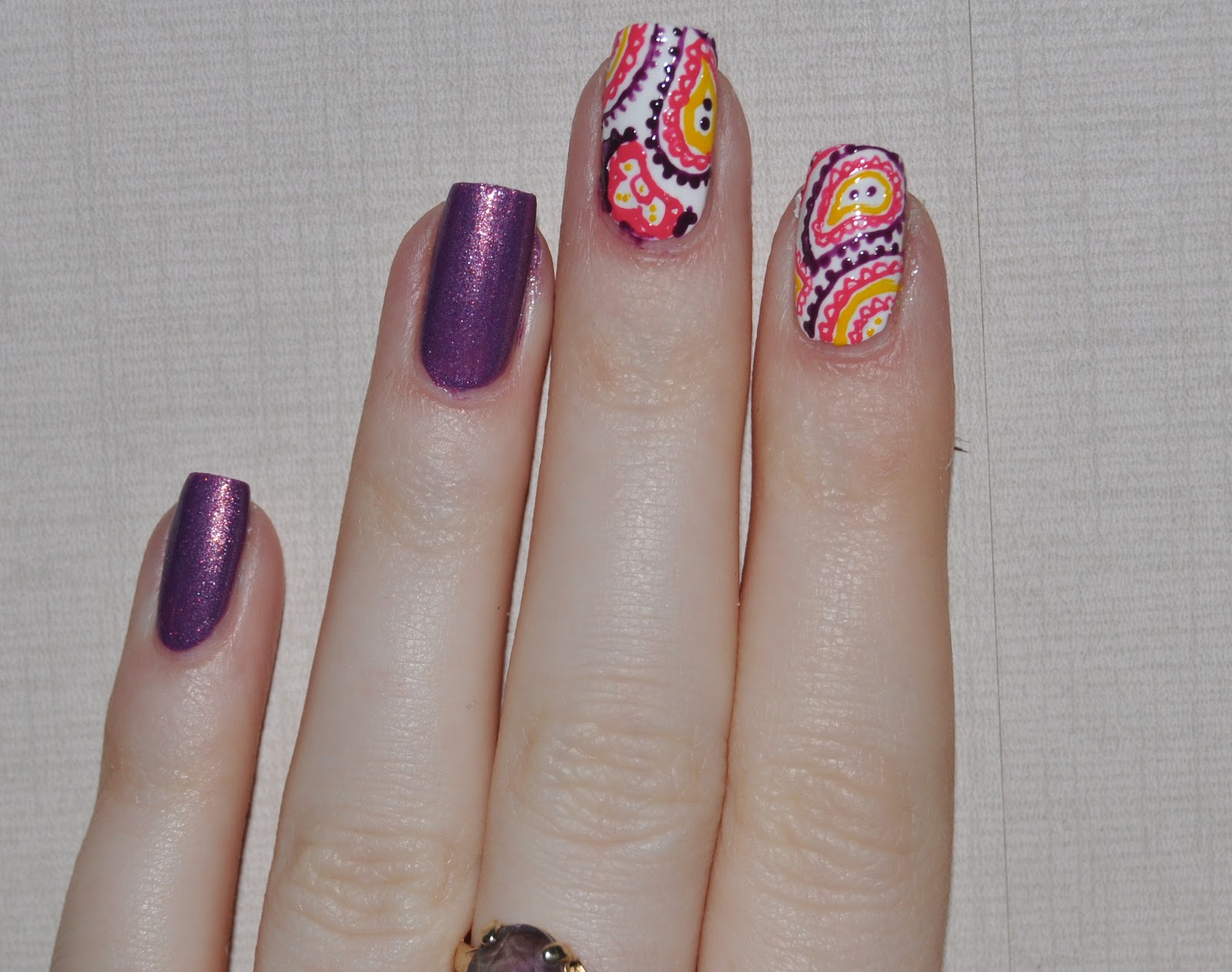Hands On Hair and Nail Design Paisley - wide 3