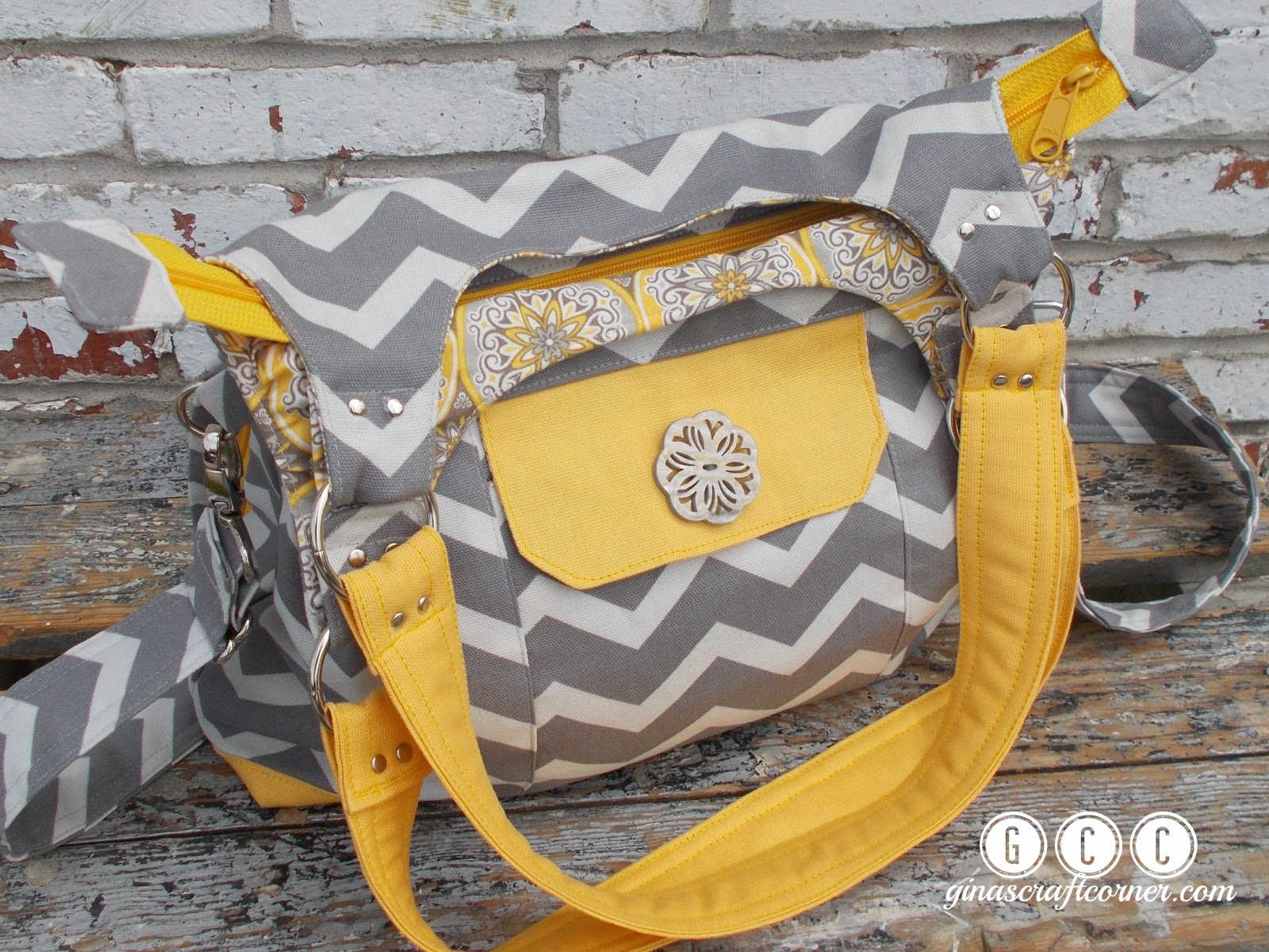 Gina's Craft Corner How to Add Rivets to Your Handmade Handbags