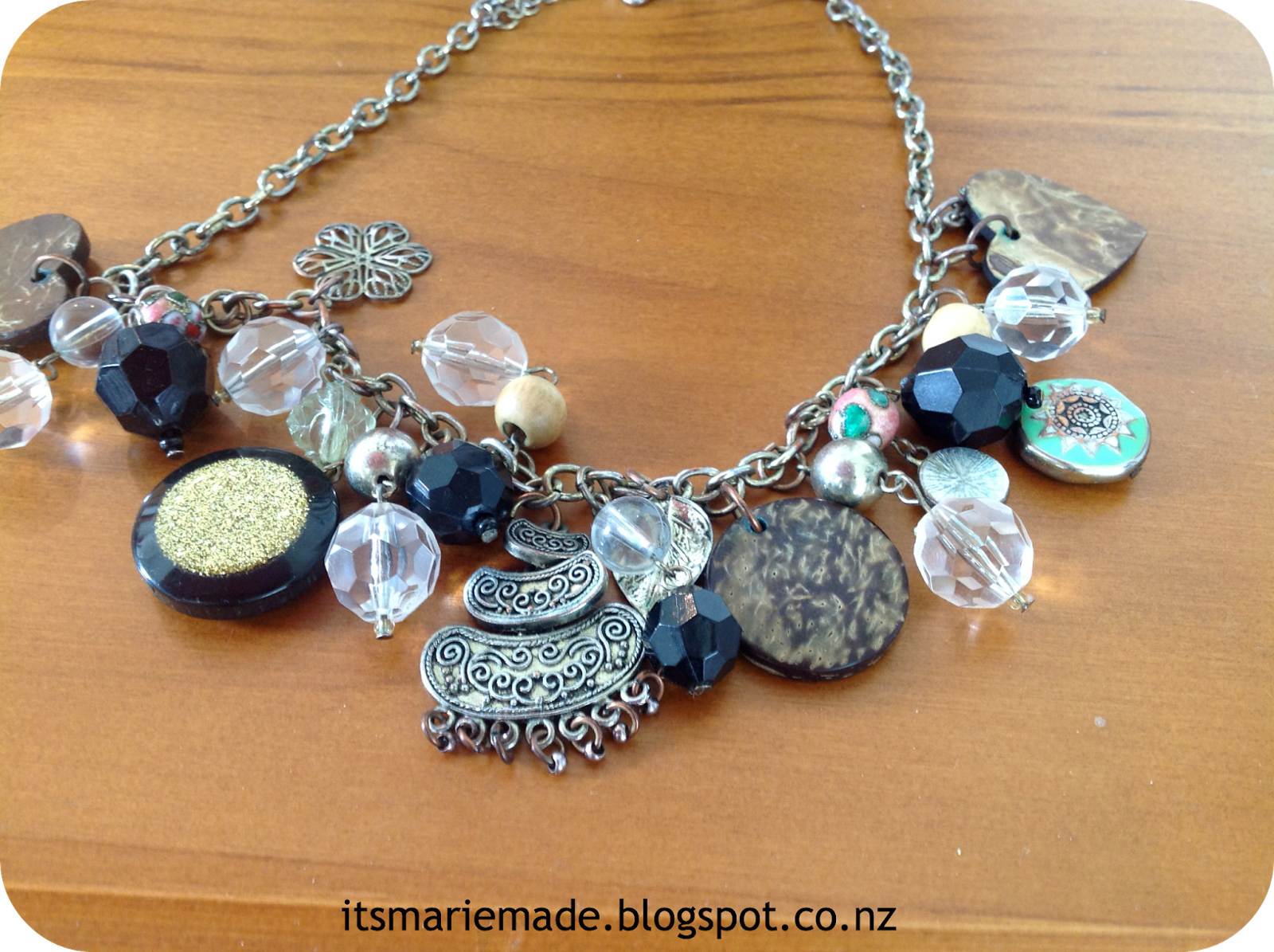 It's Marie Made! DIY Upcycled Necklace