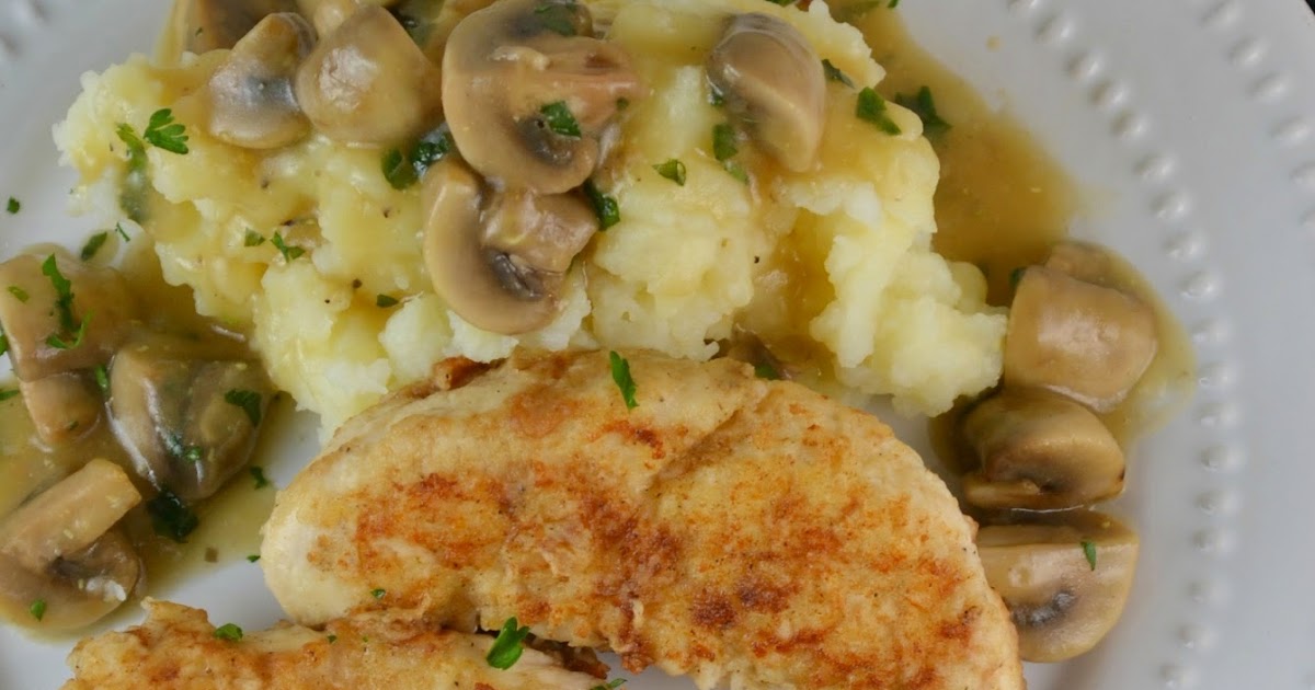 Hot Eats and Cool Reads Pan Fried Chicken Tenderloins with Mushroom