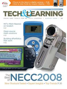 Tech & Learning. Ideas and tools for ED Tech leaders 29-01 - August 2008 | ISSN 1053-6728 | PDF HQ | Mensile | Professionisti | Tecnologia | Educazione
For over three decades, Tech & Learning has remained the premier publication and leading resource for education technology professionals responsible for implementing and purchasing technology products in K-12 districts and schools. Our team of award-winning editors and an advisory board of top industry experts provide an inside look at issues, trends, products, and strategies pertinent to the role of all educators –including state-level education decision makers, superintendents, principals, technology coordinators, and lead teachers.
