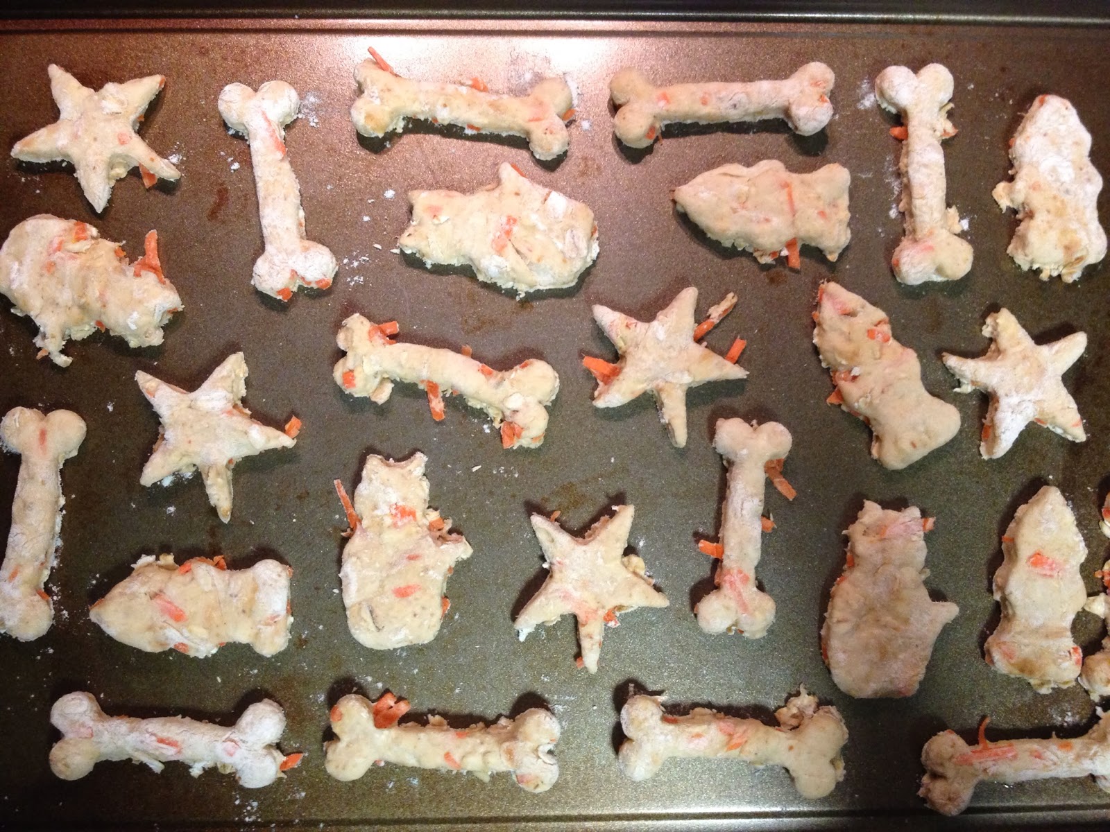 A (soy) Bean Homemade Vegan Dog Cookies!